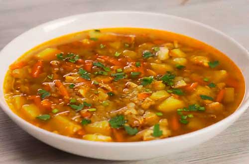 Ricetta minestra di verdure con riso