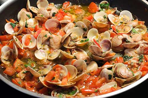 ricetta zuppa alle vongole