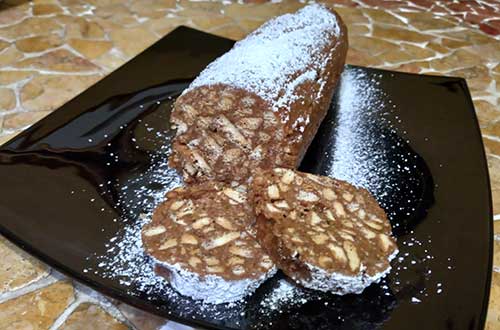Ricetta salame cioccolato pistacchi