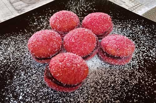 ricetta pesche al cioccolato