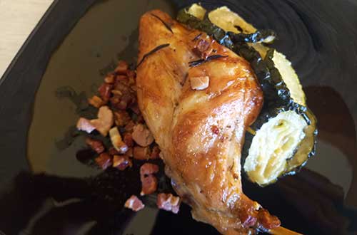 ricetta coniglio arrosto con zucchine