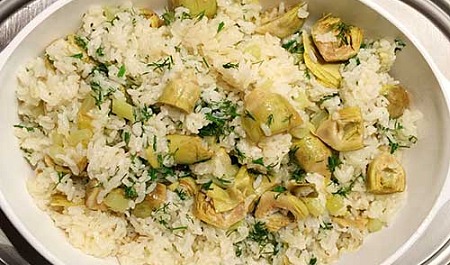 ricetta risotto di carciofi